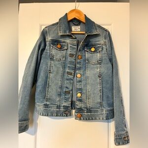 Crewcuts Light Blue Jean Jacket with Gold Buttons